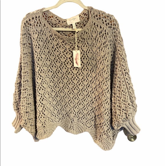 Jessica Simpson Sweaters - Jessica Simpson Sleeved Knit Poncho
